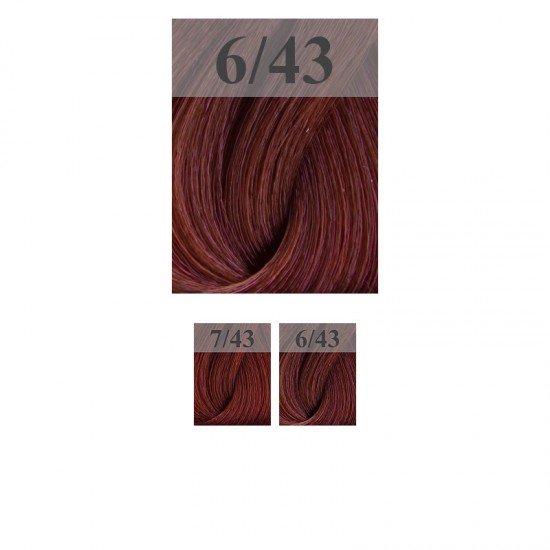6/43 - Тъмно червено златисто русо - 60 ml